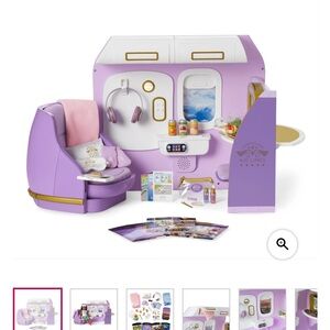 American girl airline airplane